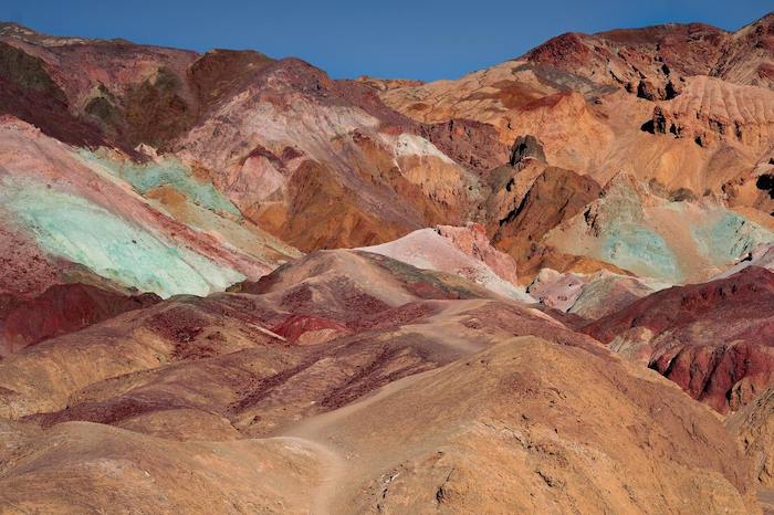 Must-see nationalparker i Amerika! 5 Farvede bjerge i Death Valley i Amerika